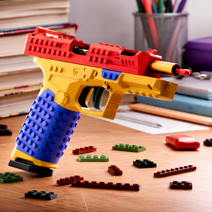 Pistolet zestaw: magazynek + 20 strzałek + 6 łusek